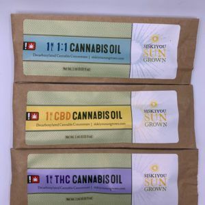 Siskiyou Sungrown Cannabis Oil 1 Gram (RSO)