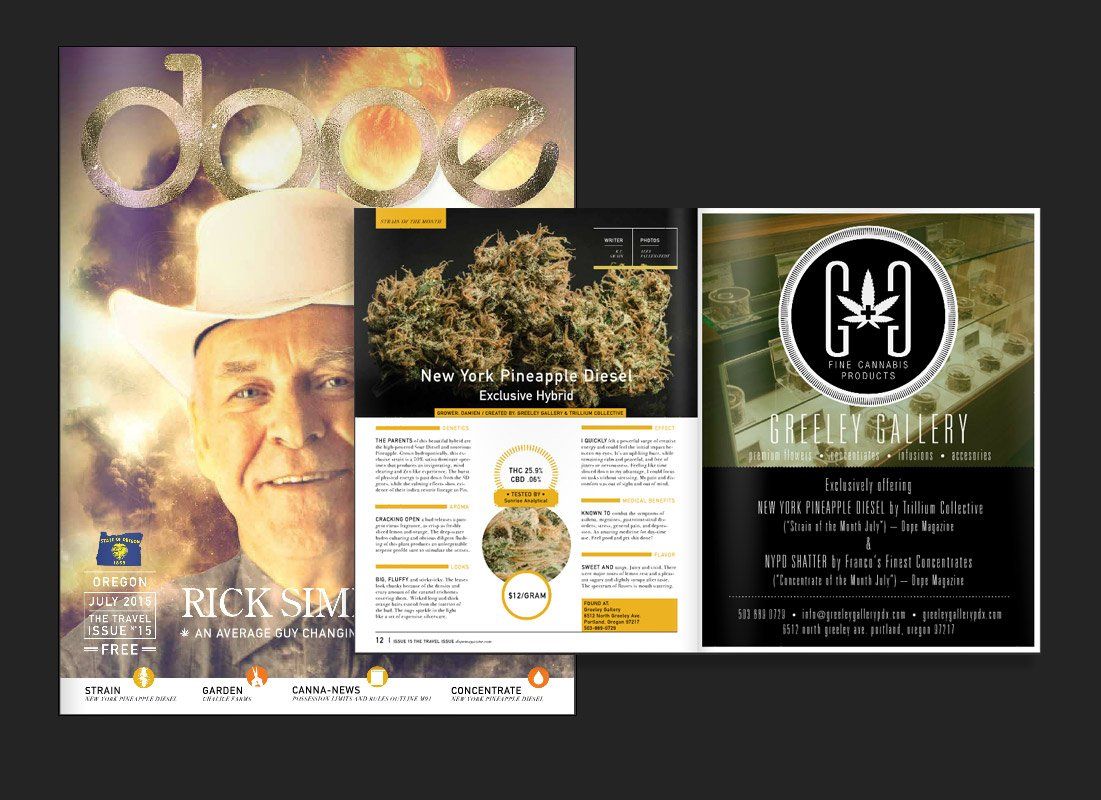 You are currently viewing NY Pineapple Diesel – Strain of the Month in Dope Magazine