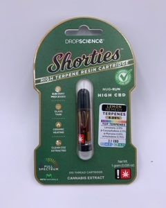 DropScience Shorties HIGH CBD 1g Cartridge